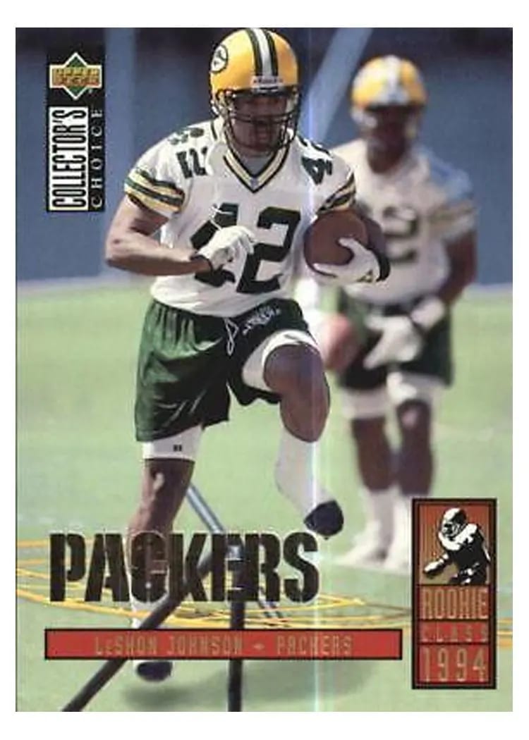 1994 Collector's Choice LeShon Johnson Silver #21 card