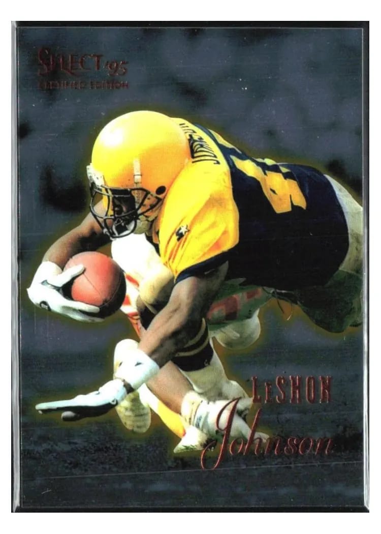 1995 Panini Select Certified LeShon Johnson #69 card