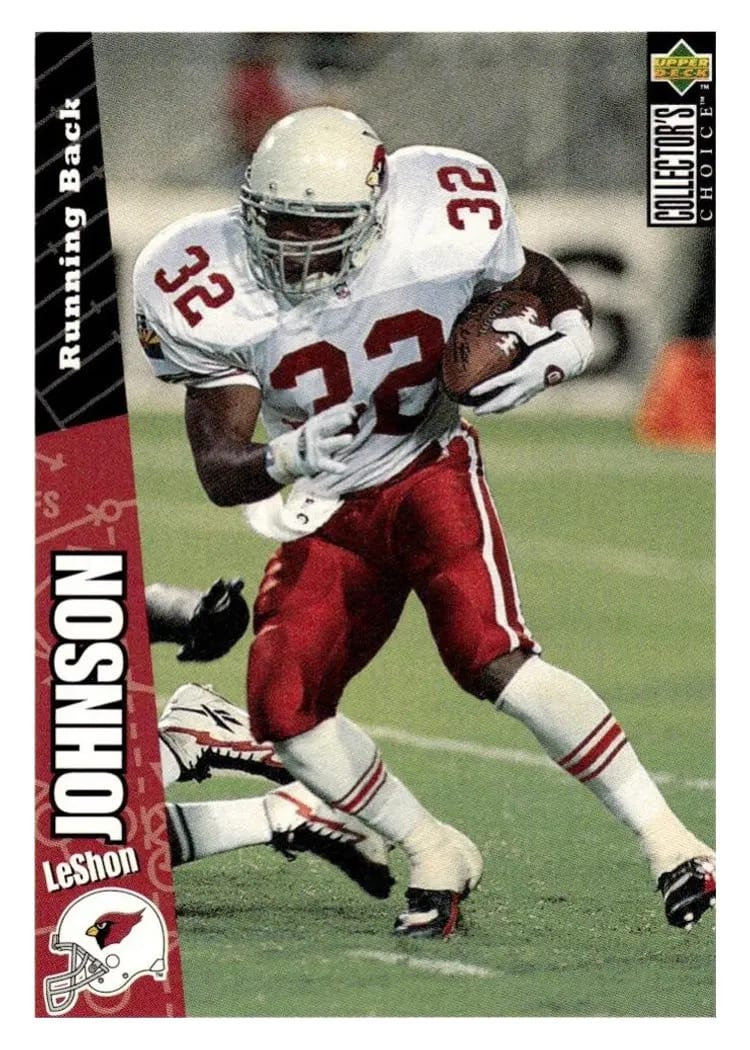 1996 Collector's Choice Update LeShon Johnson #U151 card