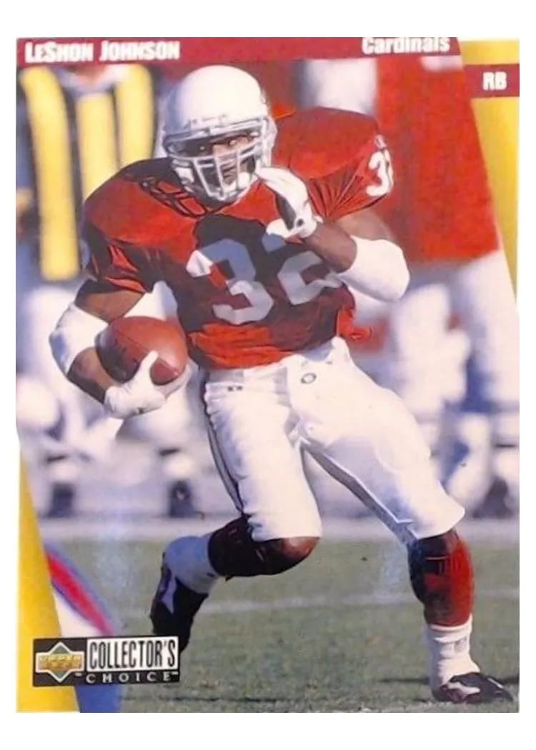 1997 Collector's Choice LeShon Johnson #133 card