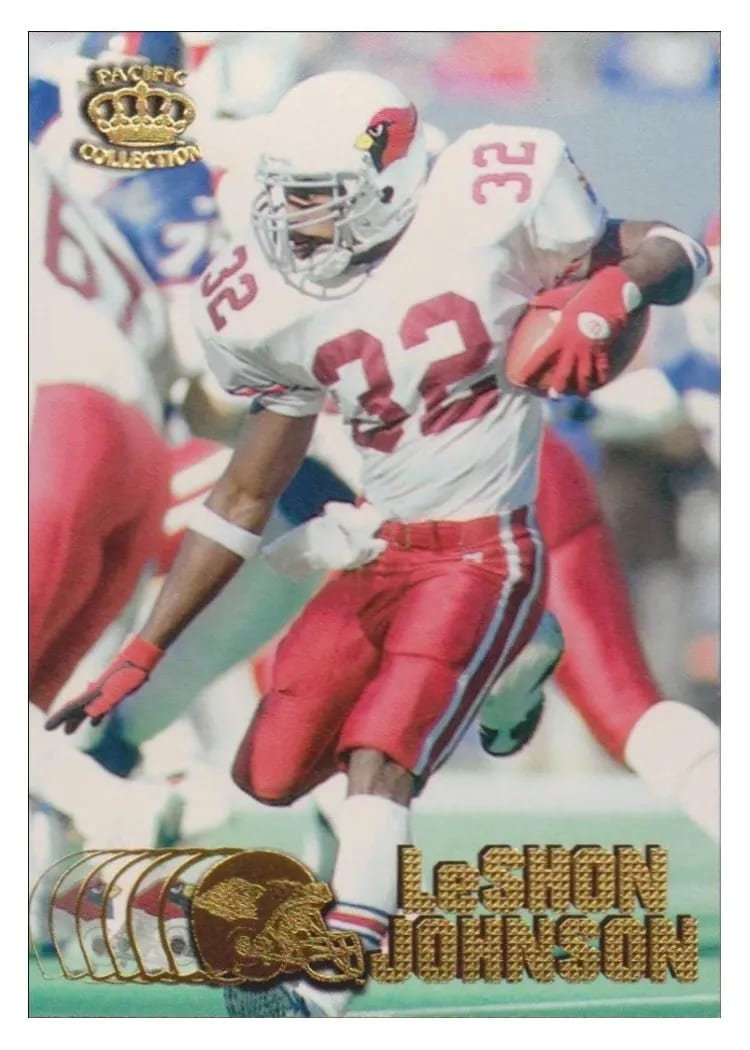 1997 Pacific LeShon Johnson #8 card