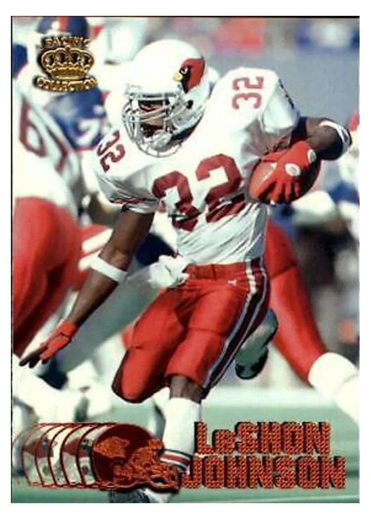 1997 Pacific LeShon Johnson Copper #8 card