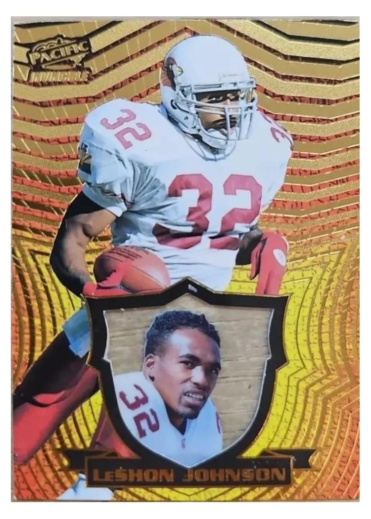 1997 Pacific Invincible LeShon Johnson #3 card