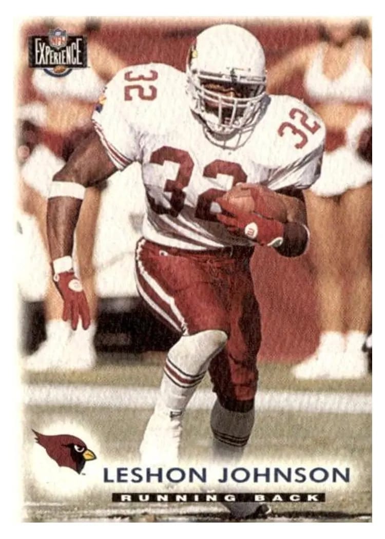 1997 Panini Score Board NFL Experience LeShon Johnson #39 card