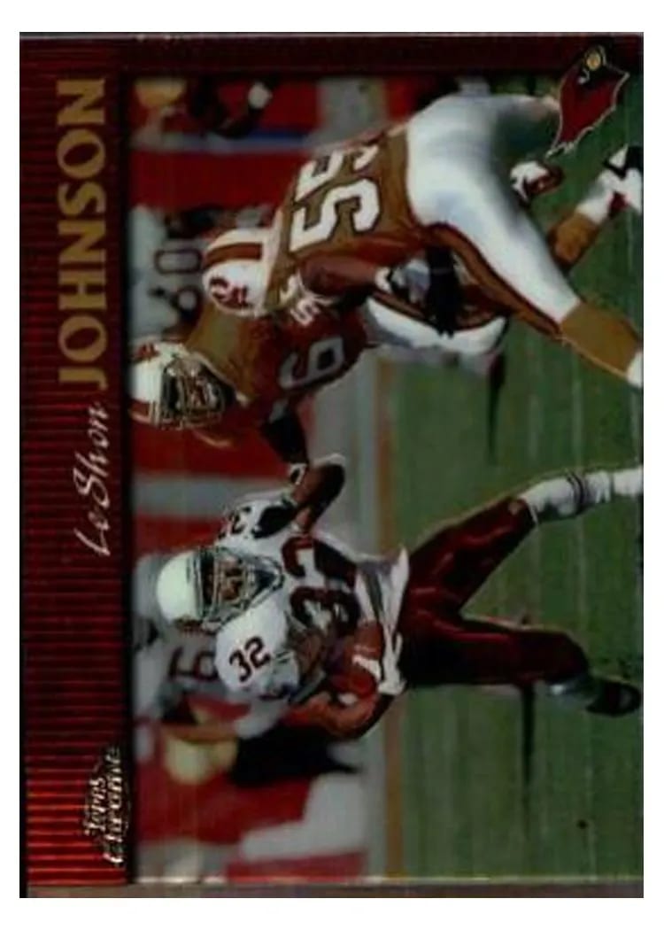 1997 Topps Chrome LeShon Johnson #33 card