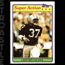 1981 Topps Lester Hayes #218 card