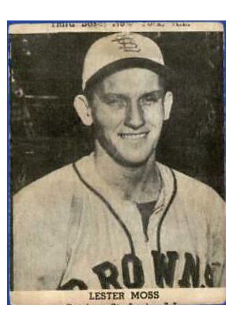 1947 Tip Top Bread Lester Moss card