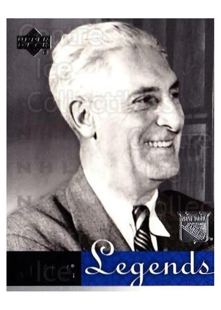 2001 Upper Deck Legends Lester Patrick #48 card