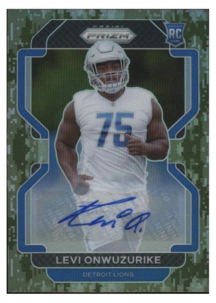 2021 Panini Prizm Base Set Levi Onwuzurike #423 card
