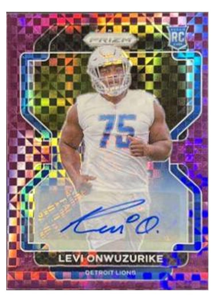 2021 Panini Prizm Base Set Levi Onwuzurike #423 card