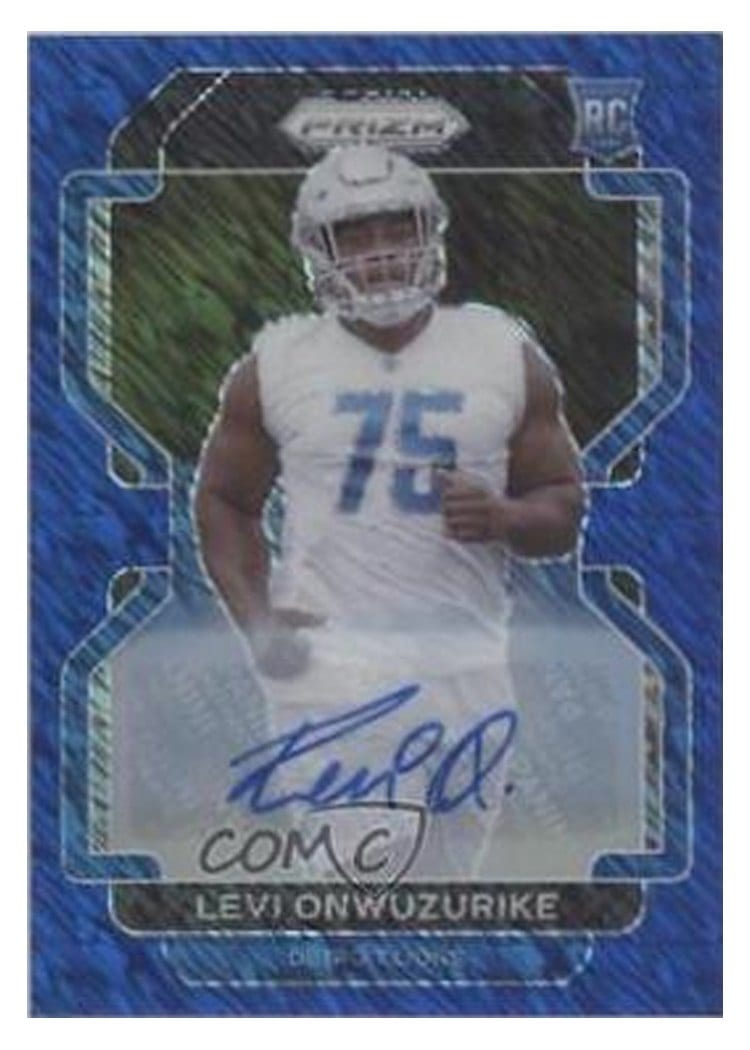 2021 Panini Prizm Base Set Levi Onwuzurike #423 card