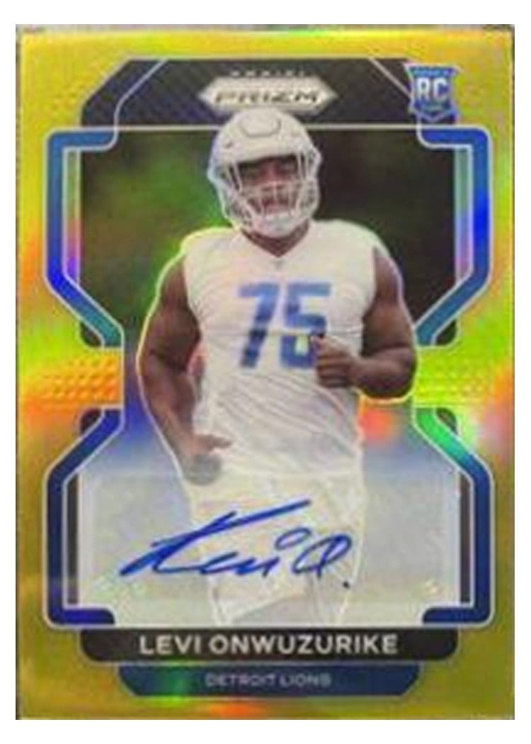 2021 Panini Prizm Base Set Levi Onwuzurike #423 card
