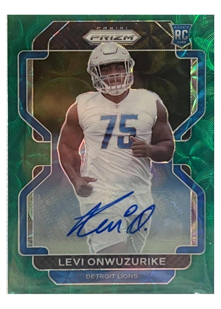 2021 Panini Prizm Base Set Levi Onwuzurike #423 card