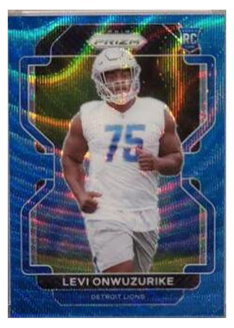 2021 Panini Prizm Base Set Levi Onwuzurike #423 card
