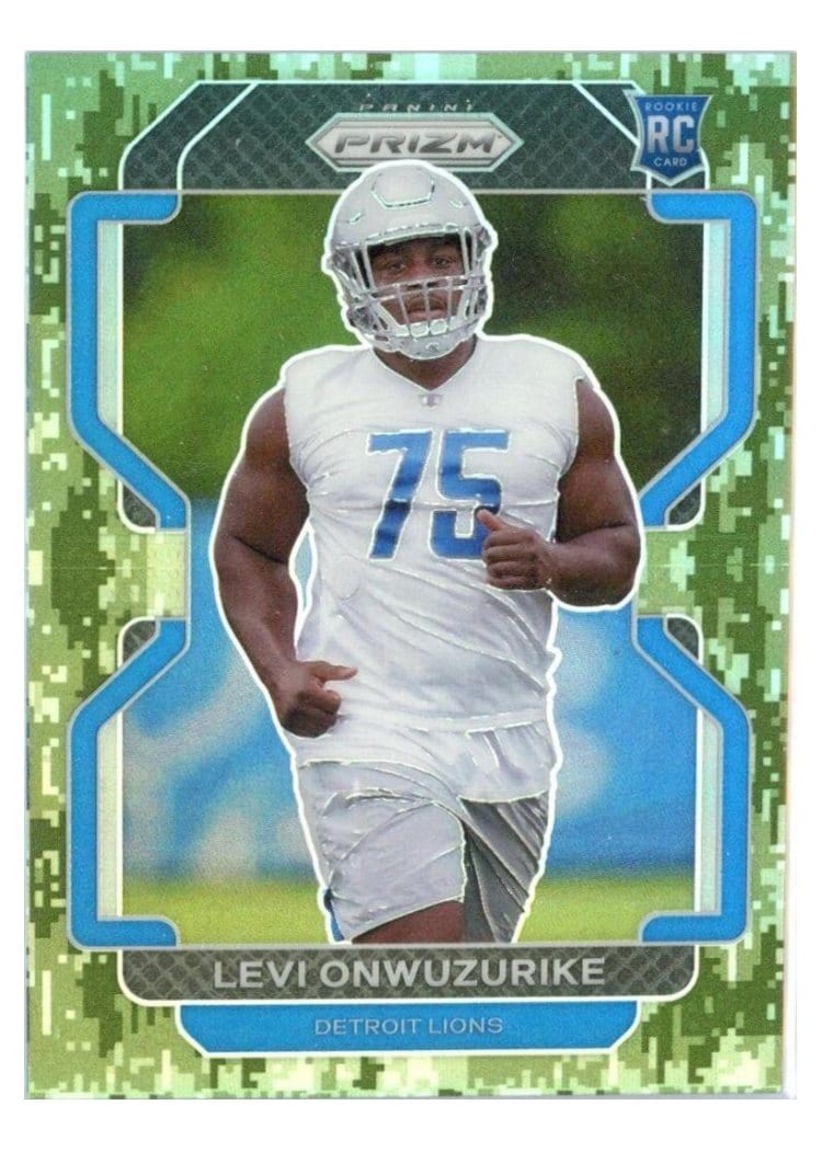 2021 Panini Prizm Base Set Levi Onwuzurike #423 card