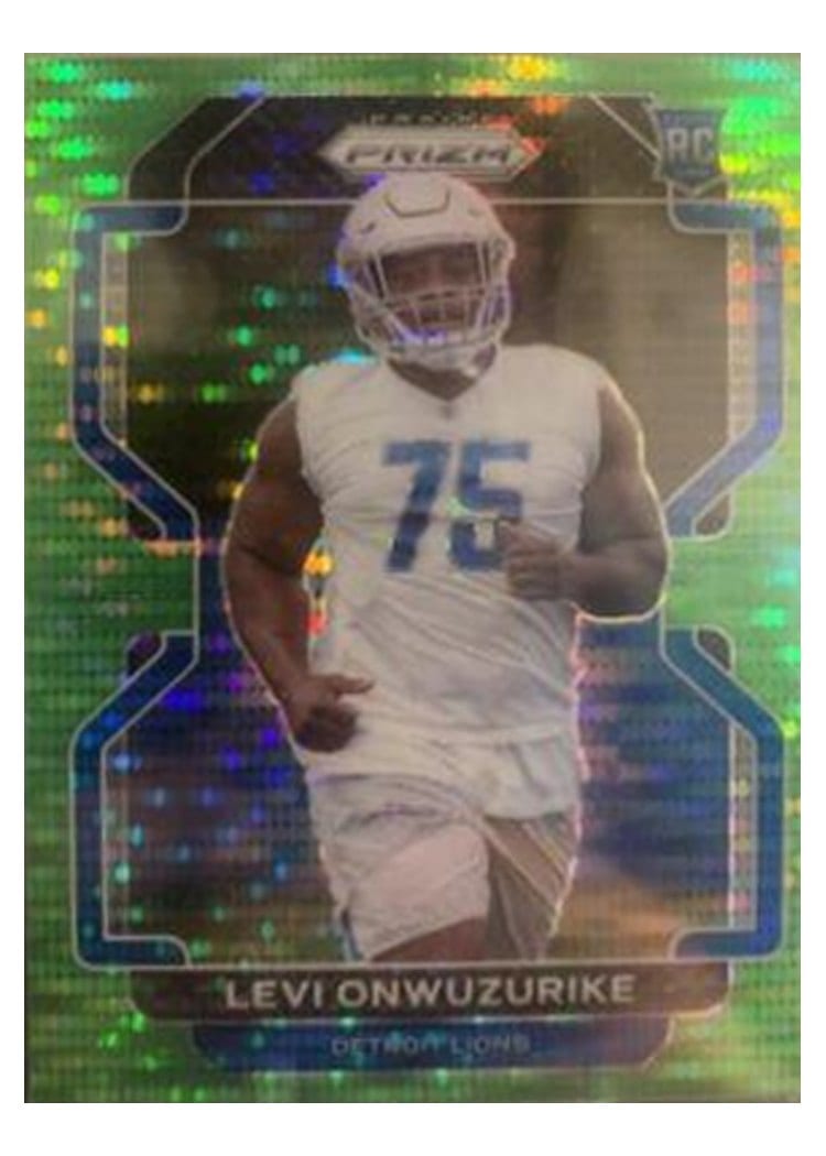 2021 Panini Prizm Base Set Levi Onwuzurike #423 card