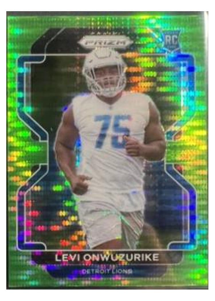 2021 Panini Prizm Base Set Levi Onwuzurike #423 card