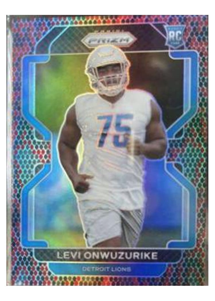 2021 Panini Prizm Base Set Levi Onwuzurike #423 card