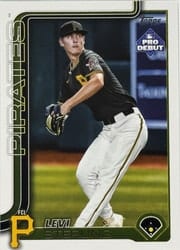 2025 Topps Pro Debut Base Set Levi Sterling #PD-34 card
