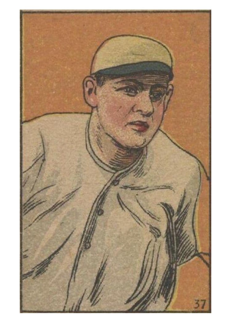 1919 W514 Lew McCarty #37 card