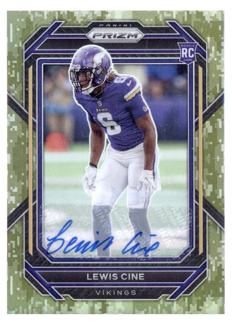 2022 Panini Prizm Base Set Lewis Cine #380 card