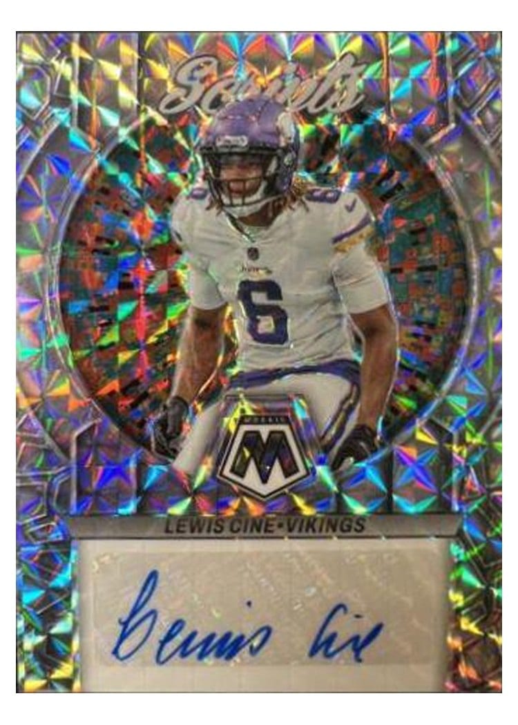 2023 Panini Mosaic Scripts Lewis Cine #S10 card