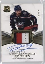 2020-21 Upper Deck The Cup Signature Materials Liam Foudy #SP-LF card