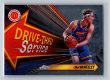 2024 Topps Chrome McDonald's All-American Drive-Thru Service Liam McNeeley #DTS-LIM card