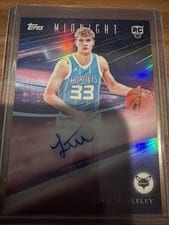 2025-26 Topps Midnight Rookie Horizon Signatures Liam McNeeley #RHS-LM card