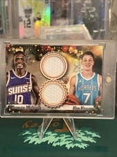 2025-26 Topps Holiday Dual Player Relics Liam McNeeley / Yanic Konan Niederhäuser #DPR-LM card