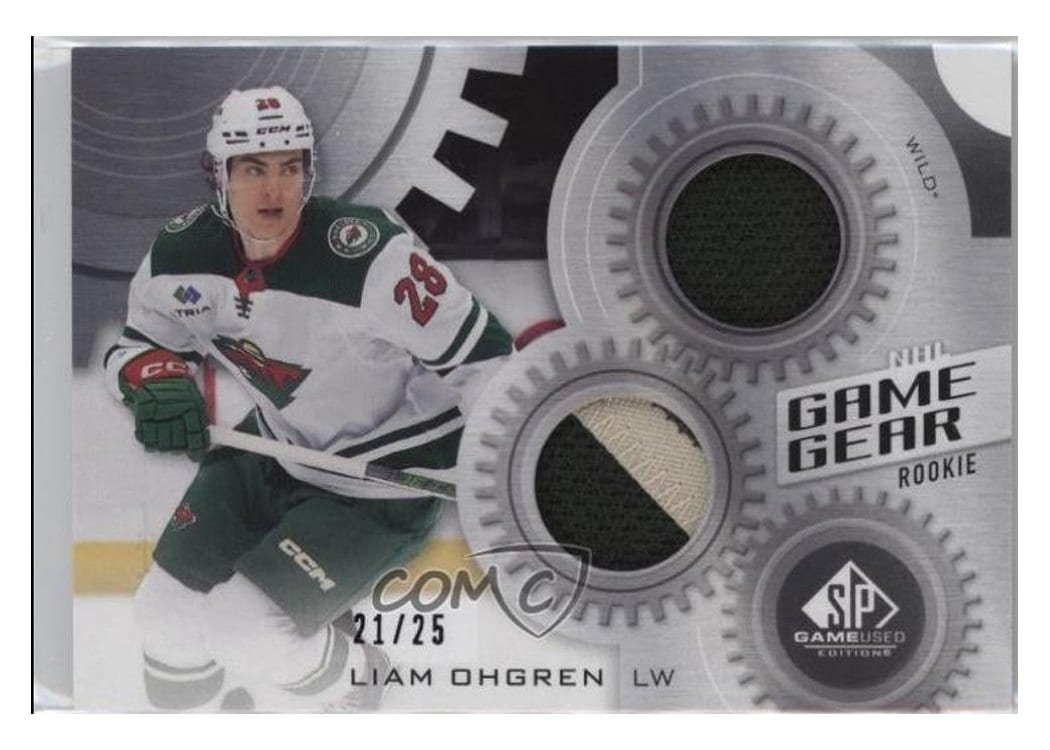 2024-25 SP Game Used Game Gear Rookies Liam Ohgren #GG-LO card