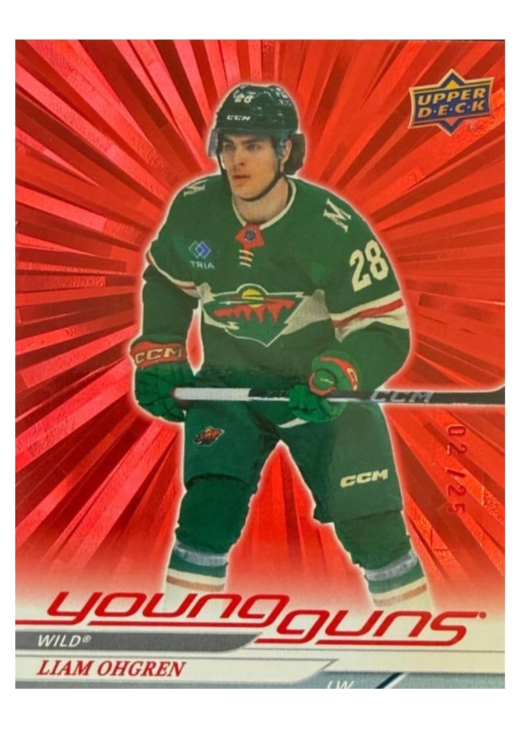 2024-25 Upper Deck Base Set Liam Ohgren #248 card