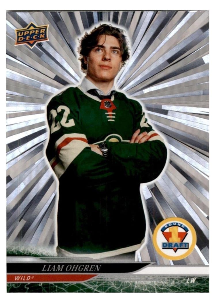 2024-25 Upper Deck Base Set Liam Ohgren #740 card