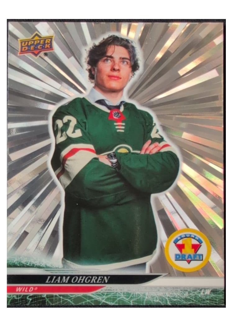 2024-25 Upper Deck Base Set Liam Ohgren #740 card