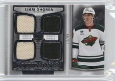 2024-25 Upper Deck The Cup Foundations Quad Jersey Liam Ohgren #F-LO card