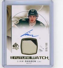 2024 SP Authentic Liam Ohgren Autograph Patch #143