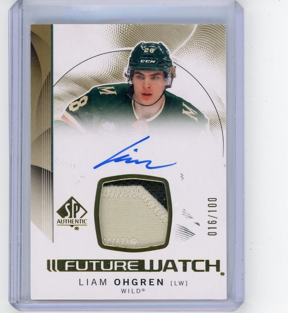 2024 SP Authentic Liam Ohgren #143 card