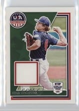 2022 Panini Stars & Stripes USA Baseball Materials Liam Peterson #USAM-LI card