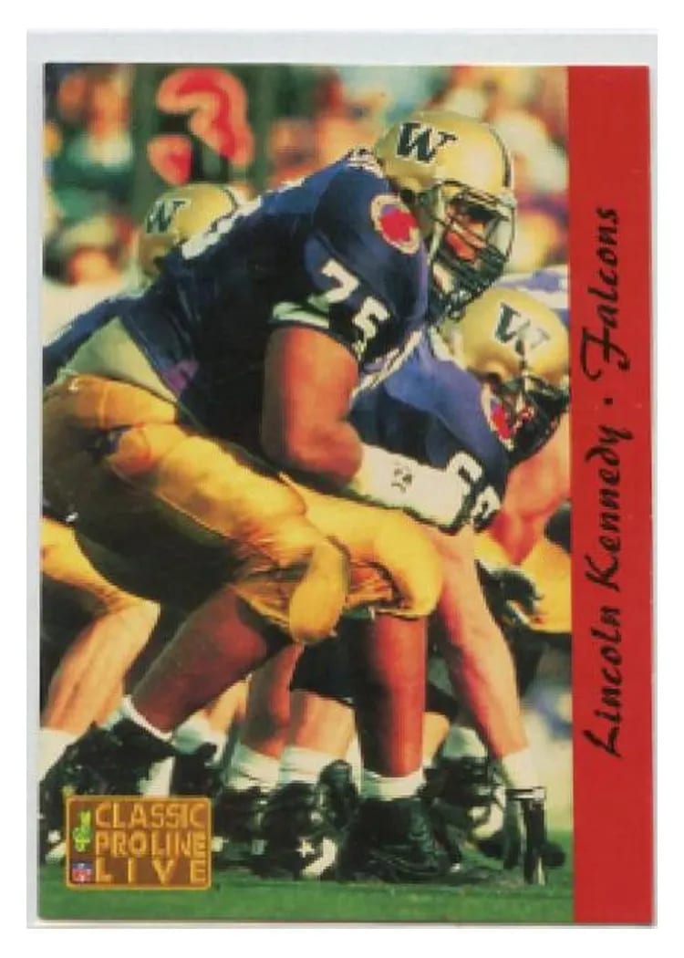 1993 Pro Line Live Lincoln Kennedy #9 card