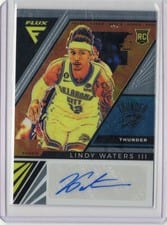 2022-23 Panini Flux Flux Rookie Signatures Lindy Waters III #FRS-LWT card
