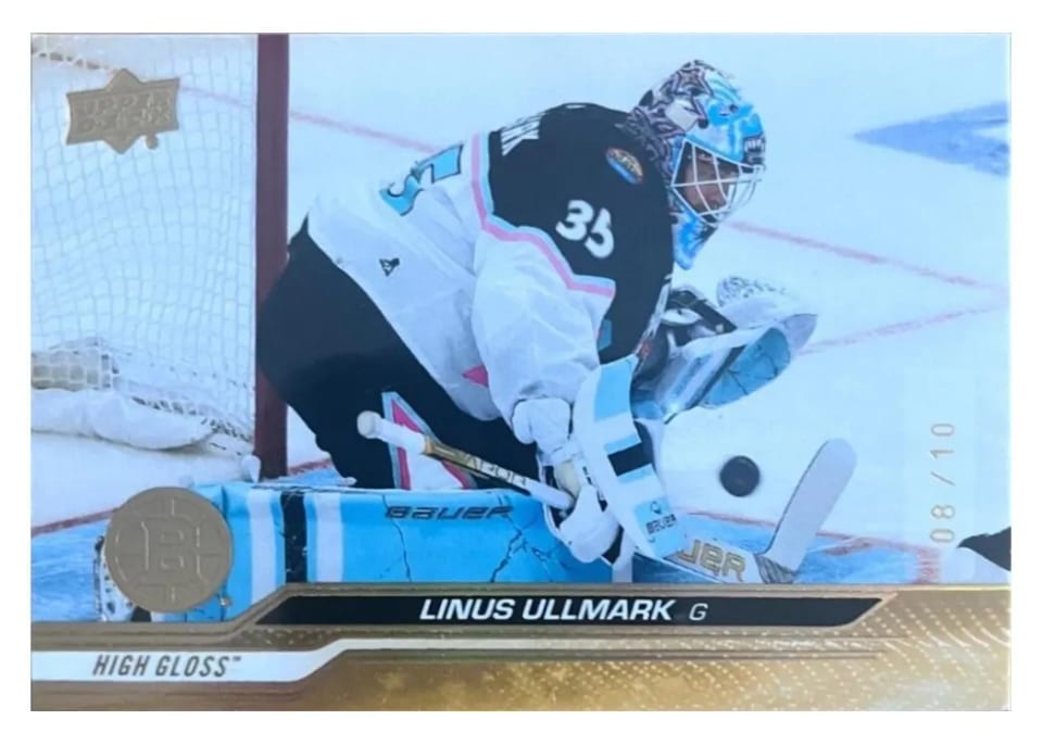 2023-24 Upper Deck Base Set Linus Ullmark #664 card