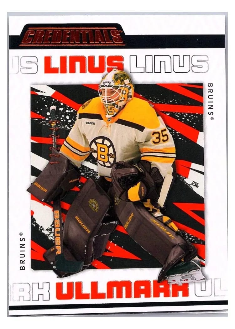 2023-24 Upper Deck Credentials Base Set Linus Ullmark #5 card