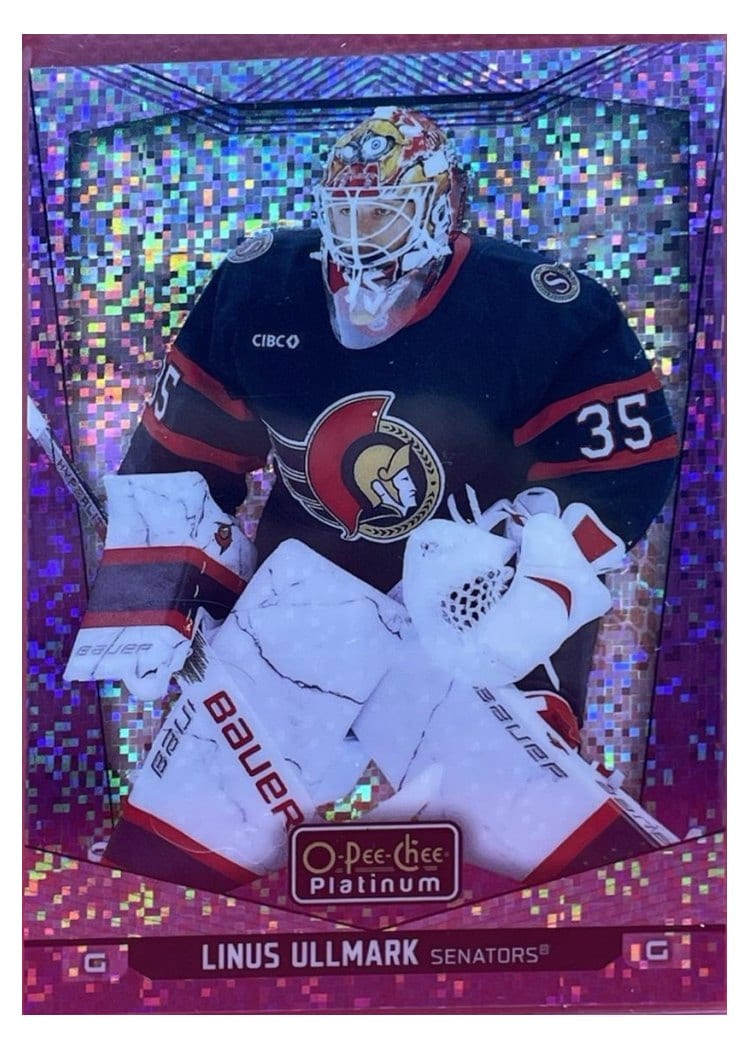 2024-25 O-Pee-Chee Platinum Base Set Linus Ullmark #62 card