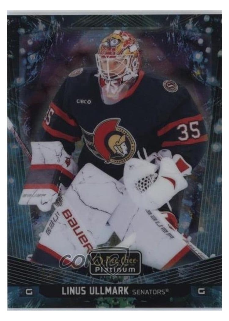 2024-25 O-Pee-Chee Platinum Base Set Linus Ullmark #62 card