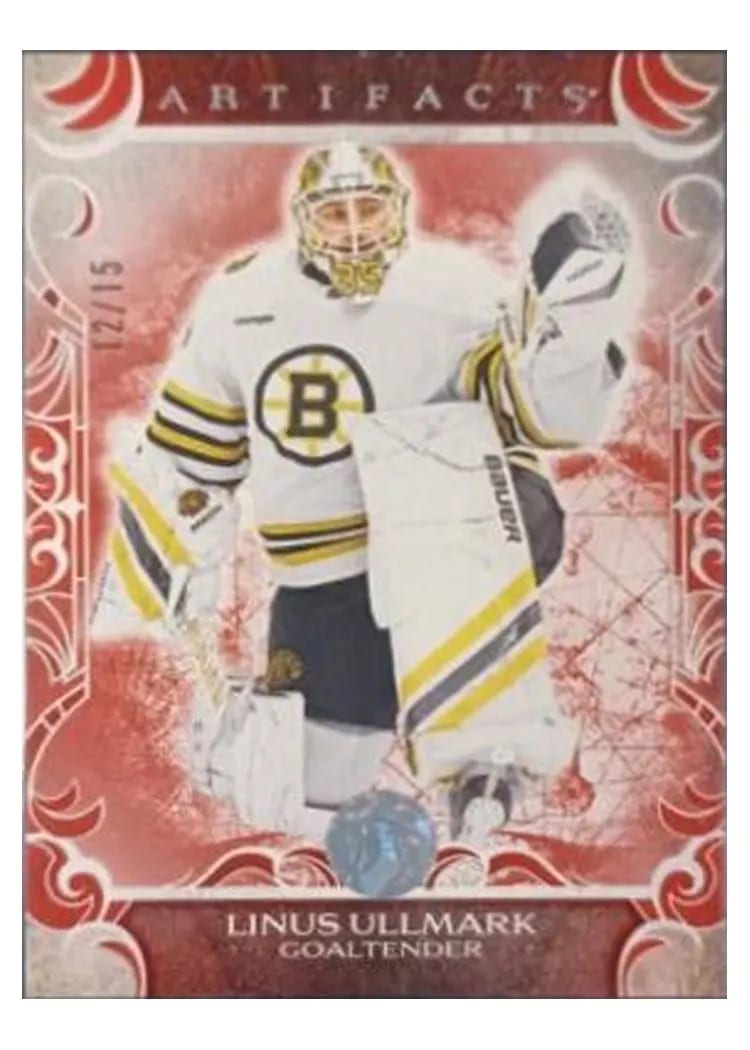 2024-25 Upper Deck Artifacts Base Set Linus Ullmark #7 card