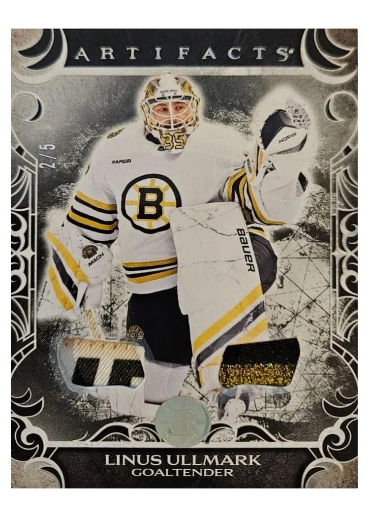 2024-25 Upper Deck Artifacts Base Set Linus Ullmark #7 card