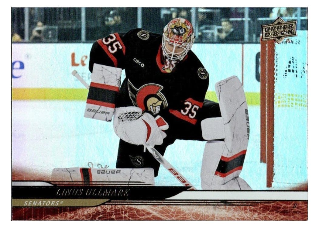 2024-25 Upper Deck Base Set Linus Ullmark #593 card