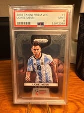 2018 Panini Prizm World Cup Lionel Messi #1 card