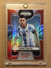 2018 Panini Prizm World Cup Lionel Messi Red Prizm #1 card