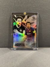 2018 Topps Chrome UEFA Champions League Superstar Sensations Lionel Messi #SS-LM card